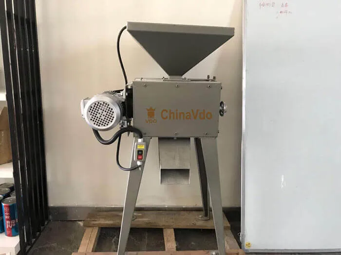Beer equipment crushing system
